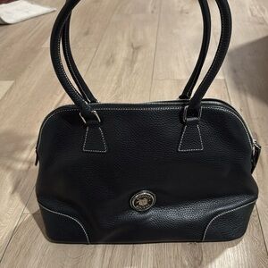 Dooney & Burke Black Domed Satchel